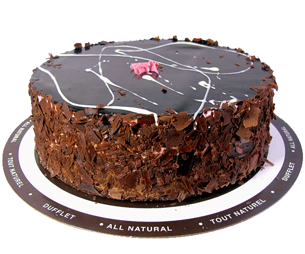 Chocolate Raspberry Truffle Cake