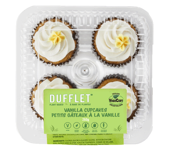 Plant-based Vanilla Cupcake