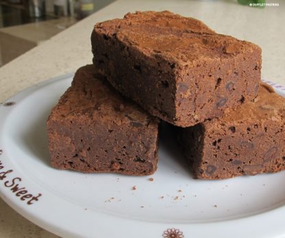 Chocolate Chunk Brownie without gluten