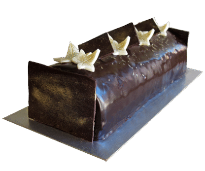 Caramel Chocolate Bûche