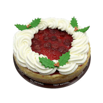 Holiday Sour Cherry Cheesecake