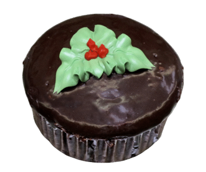 Holiday Chocolate Fudge Cupcake