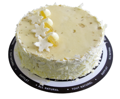 Orange Almond Toffee Cake